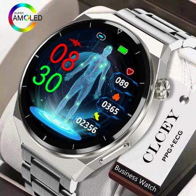 2023 New ECG+PPG Smart Watch Men Sangao Laser Health Heart Rate Blood Pressure Fitness Sports Watches IP68 Waterproof Smartwatch