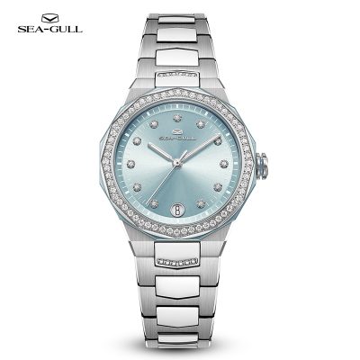 2023 Seagull Luxury Women’s Watches Date Luminous Waterproof Mechanical Wristwatch Ladies Stainless Steel Clock Mujer Relogios