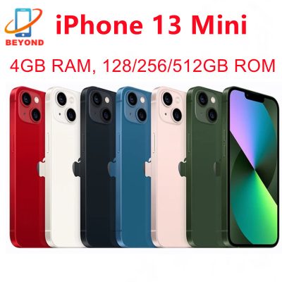 98% New Apple iPhone 13 Mini 13Mini 5.4″ Unlocked Genuine RAM 4GB ROM 128/256/512GB A15 Bionic IOS Face ID NFC 5G Cell Phone