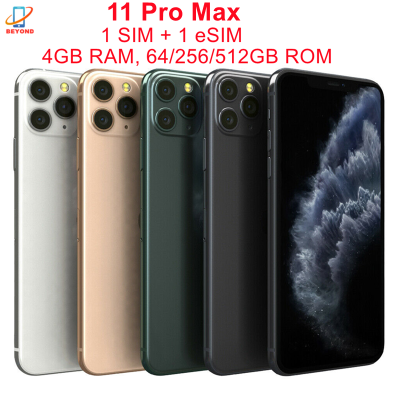 Apple iPhone 11 Pro Max ProMax 6.5″ Face ID Genuine Original RAM 4GB ROM 64/256/512GB IOS 4G LTE Unlocked
