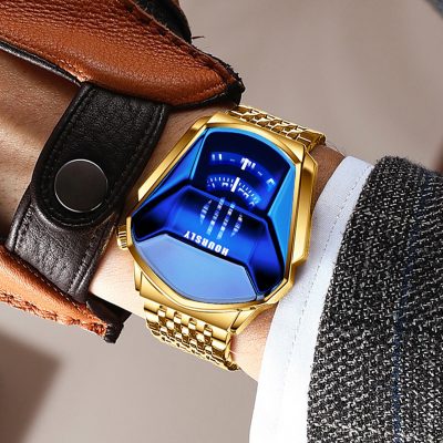 Gold Fashion Top Sale Brand Wrist Watch Quartz Men Watch 2024 Relogio Masculino Watch for Men Zegarek Damski Fashion Clock